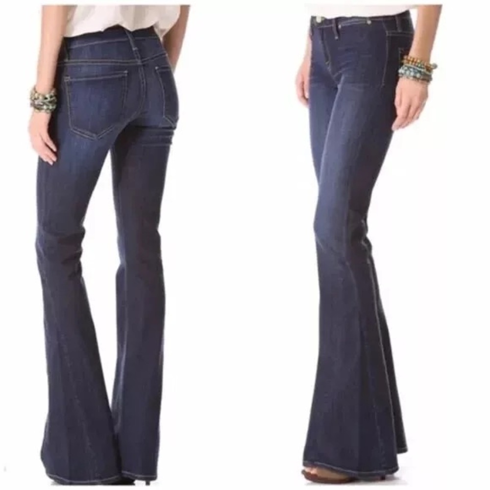 Joie | Women’s Mid-Rise Flare Dark Wash Jeans